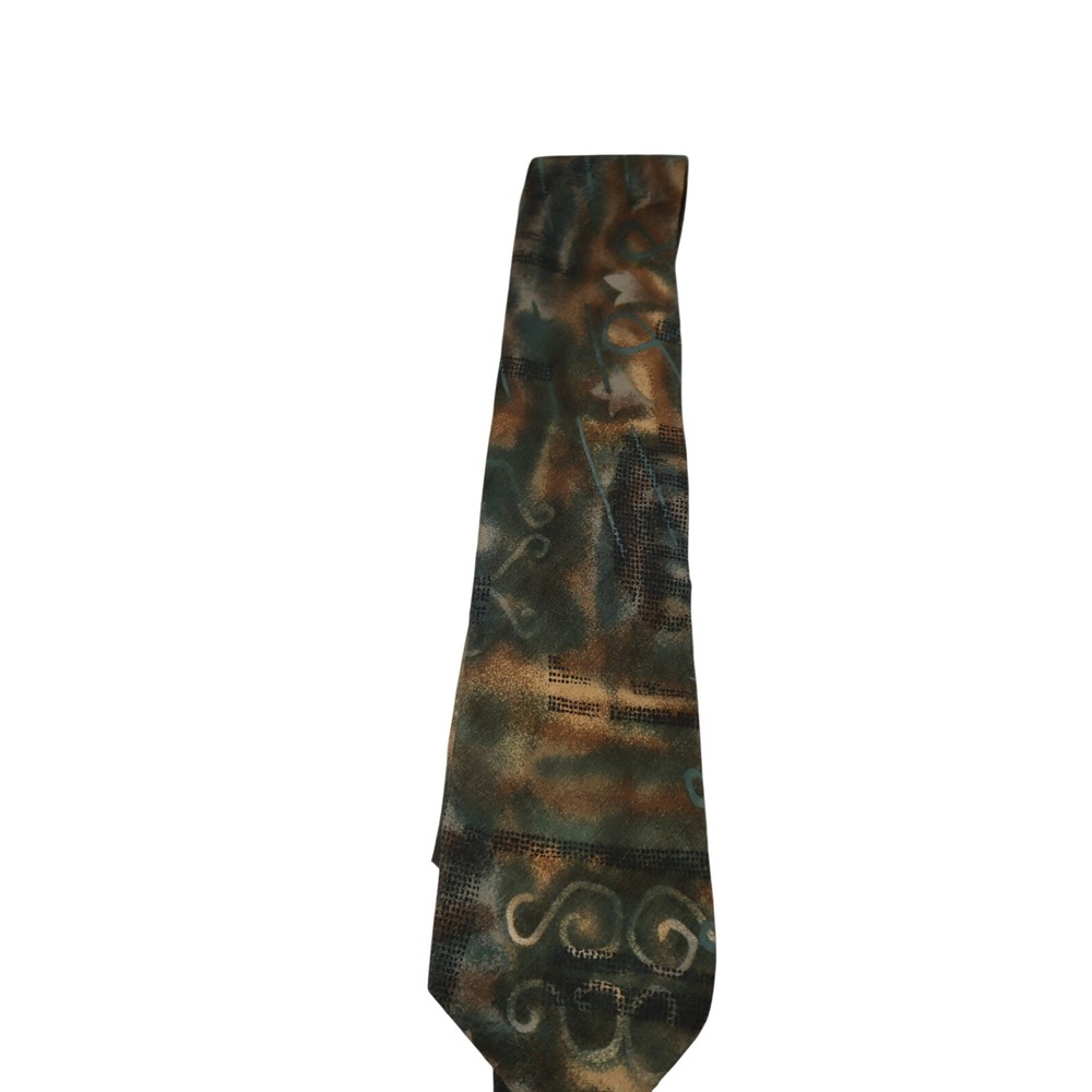 Gino Pompeii Men's Tie Texturized Polyester Pointed Wide Geometric‎ 55" x 4.5"